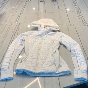 lululemon athletica White Hooded Jacket